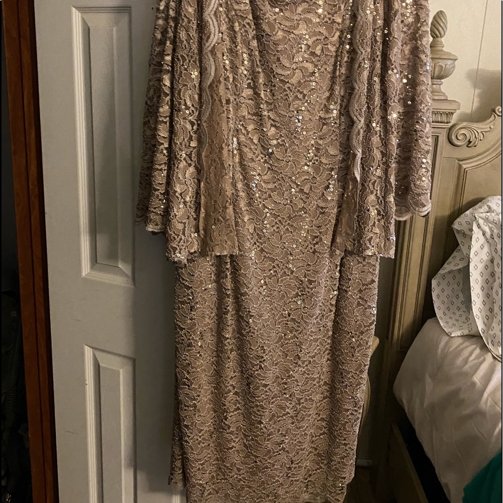 Gold Evening dress great for weddings